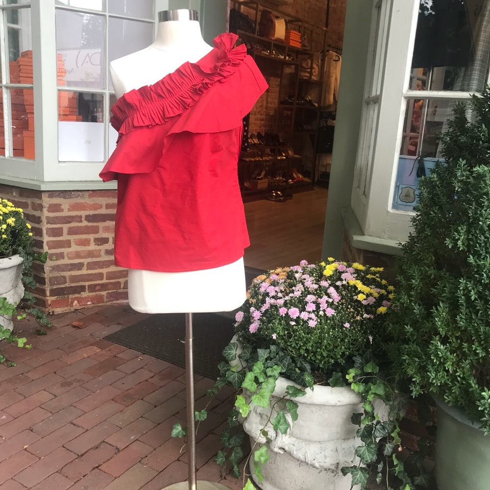 SALONI one shoulder top